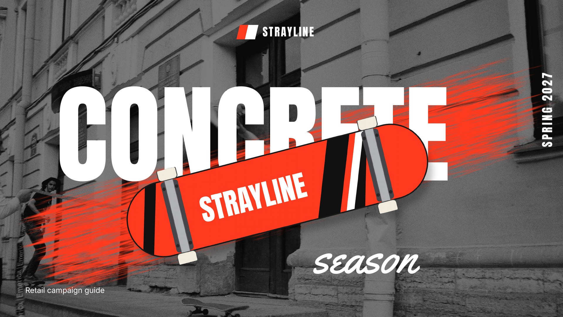 Strayline Skate Co. featured presentation slide